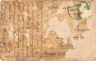 1915 Aranyosmarót, Zlaté Moravce;  M. kir. pénzügyigazgatóság. Brunczlik Imre kiadása / Palace of th...