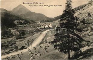Claviéres, Panorama e dellalta Valle della Dora a 1790 m