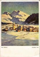 1948 Kitzbühel, Tirol; art postcard, s: Max Pistorius (EK)