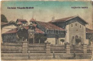 1919 Várgedefürdő, Kúpele Hodejov; Stojkovits kastély. Grünfeld Sámuel kiadása / castle (EK)