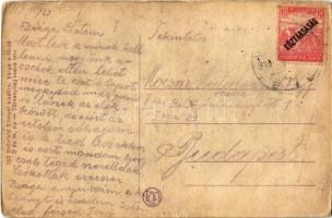 1919 Várgedefürdő, Kúpele Hodejov; Stojkovits kastély. Grünfeld Sámuel kiadása / castle (EK)