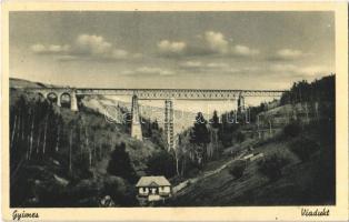 1942 Gyimes, Ghimes; Viadukt. Seiwarth felvétele / viaduct