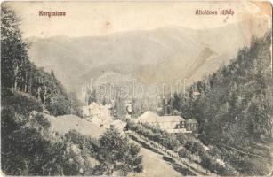 1911 Koritnyica, Korytnica; látkép, fürdő szálloda, nyaraló. 653. Gutkaisz fényképész kiadása / spa hotel, villa (ázott sarkak / wet corners)