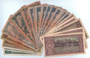 1945. 100P (8x) + 500P(15x) + 1000P (6x) + 10.000P (3x) + 100.000P (2x) + 1.000.000P (3x) T:III,III-