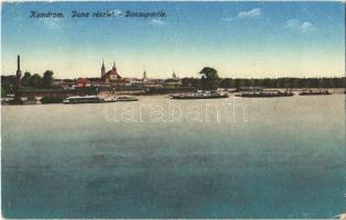 1916 Komárom, Komárno; Duna részlet / Donaupartie / Danube (EK)