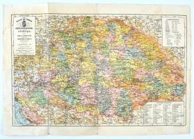 cca 1881-1900 Hátsek Igác: A magyar szent korona országainak térképe. Iskolai és magánhasználatra tervezte és rajzolta: - -, 1:25.00.000, Bp., Lampel R. (Wodianer F. és Fiai., 35x54 cm.