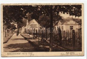 Balatonmária-fürdő sétány Gyenes Lajos üzletével