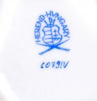 Herendi Viktória mintás bonbonnier. Kézzel festett, jelzett, hibátlan m: 8 cm