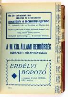 1929 Rendőrségi zsebkönyv. Budapesti útmutató és címtár 1929. IX. évf. [Bp.,1929,Pallas.] Korabeli r...
