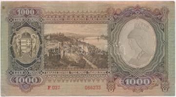 1943. 1000P T:III szép papír 
Adamo P21