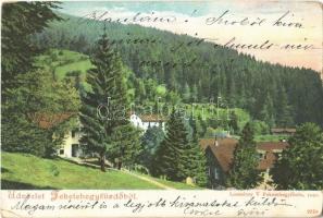 1906 Feketehegyfürdő, Feketehegy, Cernohorské kúpele (Merény, Vondrisel, Nálepkovo); Lomniczy V. kiadása (EK)