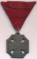 1916. Károly-csapatkereszt cink kitüntetés nem saját mellszalagon T:2,2- Hungary 1916. Charles Troop Cross Zn decoration on not original ribbon C:XF,VF NMK 295.