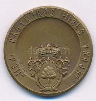 Makovinyi Kálmán 1935. "Arany János / Hej! Nagykőrös híres város" Br emlékérem "LUDVI...