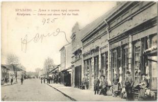 Kraljevo, Kraljewo; Unterer und oberer Teil der Stadt / street view, shop