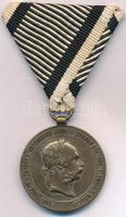 1873. Hadiérem Br katonai érdemérem nem saját mellszalaggal T:2- Hungary 1873. Military Medal Br medal with not original ribbon C:VF NMK 231.