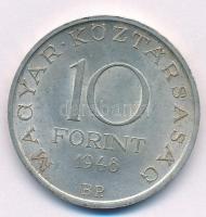 1948. 10Ft Ag "Széchenyi" T:2 kis ph.
Adamo EM2