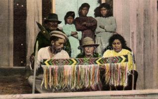 New Zealand Maori family