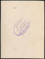 1922  36. Rácz Laci (1867-1943) világhírű magyar cigányprímás (apjának 36. gyermeke), feliratozott f...