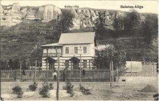 Balatonaliga (Balatonvilágos), Kuthy villa. 794. Novák Jenő kiadása