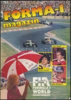 Az első és második magyar Forma-1 Nagydíj műsorfüzetei. Nelson Piquet, Ayton Senna, Nigel Menzel stb. és a verseny istállók, Ferrari,Williams stb. bemutatásával