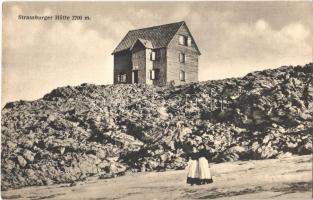 Strassburger Hütte. Verlag von A. Gnädinger / mountain house