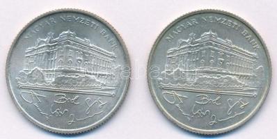 1993. 200Ft Ag "MNB" (2x) T:1-,2 Adamo F13