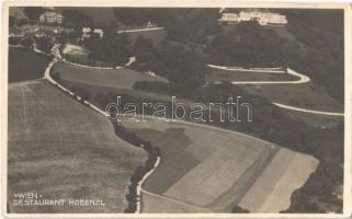 Wien, Vienna, Bécs; Restaurant Kobenzl. Fliegeraufnahme, Luftbild / aerial view