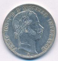 Ausztria 1861A 1Fl Ag Ferenc József T:1- Austria 1861A 1 Florin Ag Franz Joseph C:AU Krause KM#2219