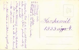 1933 Kecskemét, főzőverseny eredményei terített asztalon. photo