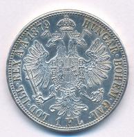 Ausztria 1879. 1Fl Ag "Ferenc József" T:1,1- apró ph. Austria 1879. 1 Florin Ag "Fran...