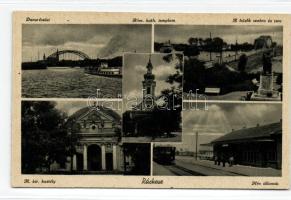 Ráckeve kastély, állomás, Duna osztott