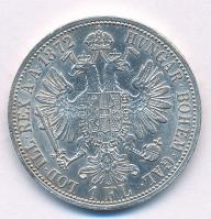 Ausztria 1872. 1Fl Ag "Ferenc József" T:1- kis ph. Austria 1872. 1 Florin Ag "Franz J...