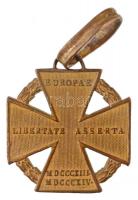 1814. "Kis Fém Hadseregkereszt (Ágyúkereszt)" Br kitüntetés mellszalag nélkül T:2 Habsburg...