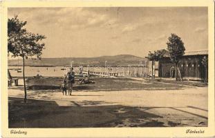 1939 Gárdony, Velencei-tó, fürdőzők