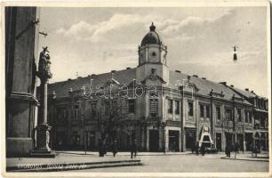 1935 Gyöngyös, Hanisz Imre tér, Seiler és Tóth üzlete