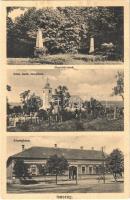 1936 Isaszeg, Honvéd sírok, Római katolikus templom, Községháza