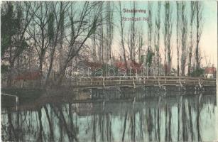 1908 Jászberény, Városligeti híd. Hulin és Kóczeán kiadása