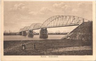 Barcs, Dráva híd. Gut Béla kiadása (EK)