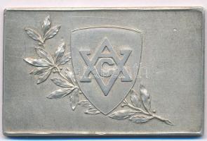 1906. "Vívó és Atletikai Club 1906" jelzett Ag sport emlékplakett, "SGA" gyártói...