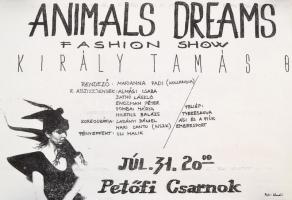 Animals Dreams Fashion Show - Király Tamás plakát, 42×29 cm