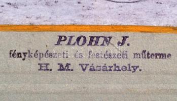 cca 1900 Hódmezővásárhely, Bethlen Gábor Református Gimnázium vívóinak csoportképe, fotó kartonon, p...