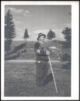 cca 1920-1930 Erdélyi pásztor, jelzetlen fotó, 29,5×23,5 cm