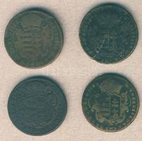 1766. Rézdénár (4x) M.Theresia T:3/4,4+