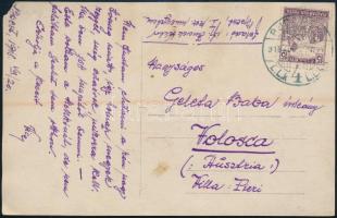 cca 1910 Szoba belső, képeslap hátoldalú fotó, 9x14 cm