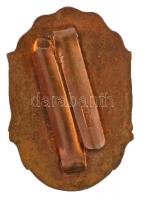 1918. HONSz (A Hadirokkantak, Hadiözvegyek és Hadiárvák Országos Nemzeti Szövetsége) zománcozott, ar...