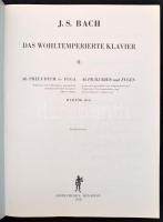 J. S. Bach: Das Wohltemperierte klavier. I-II. 48 preludium és fuga fokozatos összeállításban, ujjre...