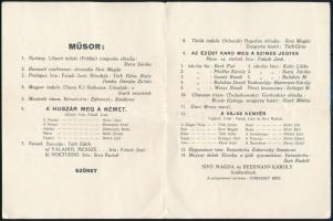 1916 Göd, Meghívó mesedélutánra hadi árvák és szünidei gyermektelep javára, hajtásnyommal