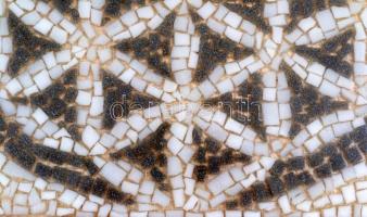 Csonka Edit Katalin (1978-): Élet virága. Üvegmozaik. Jelzett. Keretben. 40x40 cm