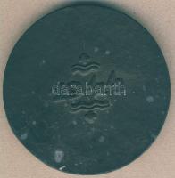 1944. "Téli Sporthét Balatonkenese" nagyalakú fém emlékplakett T:2