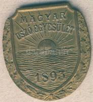 1893. "Magyar Úszóegyesület" Br emlékplakett T:2